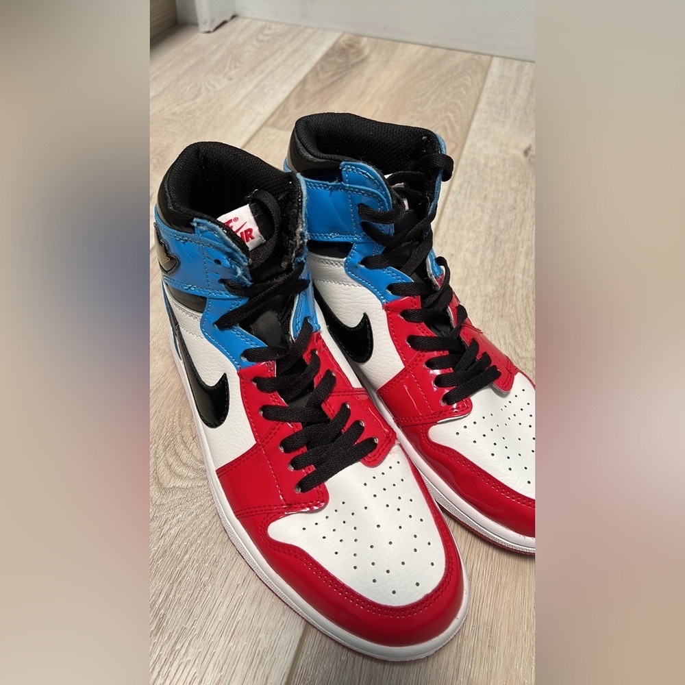 Nike Air Jordan 1 Fearless:Red, White and Blue 
US M 8.5 (CK5666-100) retro high - Picture 4 of 14